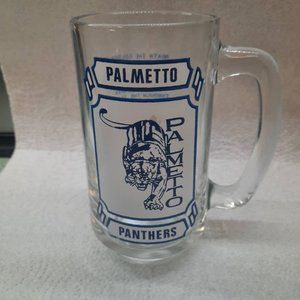 Rare htf Palmetto panthers Highschool mug Miami Florida 70's 80's